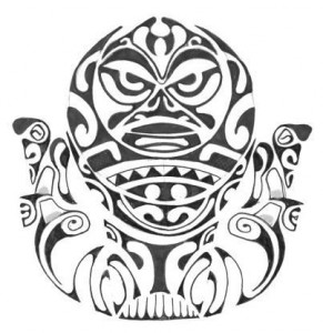 tatouage nuque maori